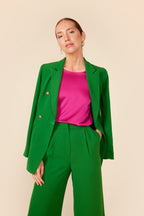 Traje de Chaqueta Bibi + Pantalon Libi Esmeralda · Hamptons ·
