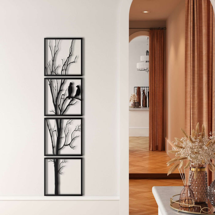 Tree and Birds Metal Wall Art - Decor available at Dekadron for $149.90