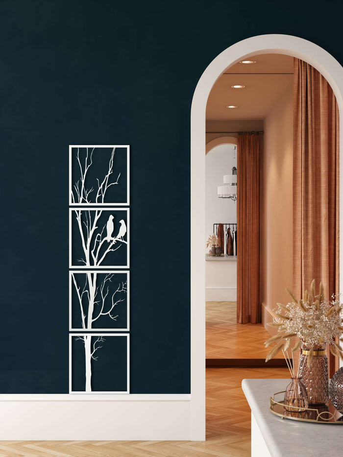 Tree and Birds Metal Wall Art - Decor available at Dekadron for $109.90
