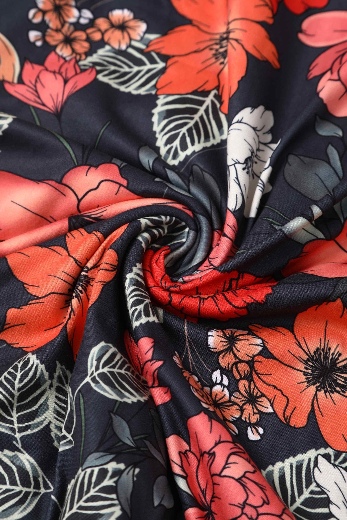 Isla Twilight Bloom Maxi Wrap Dress