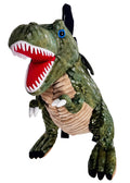 LASR Tyrantusk Dinosaur Plush Backpack — side view