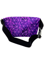 Fydelity Ultra Slim Orion Geometric Fanny Pack — back view