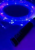 LASR Ultraviolet Fiber Optic Light Up Whip — detail view