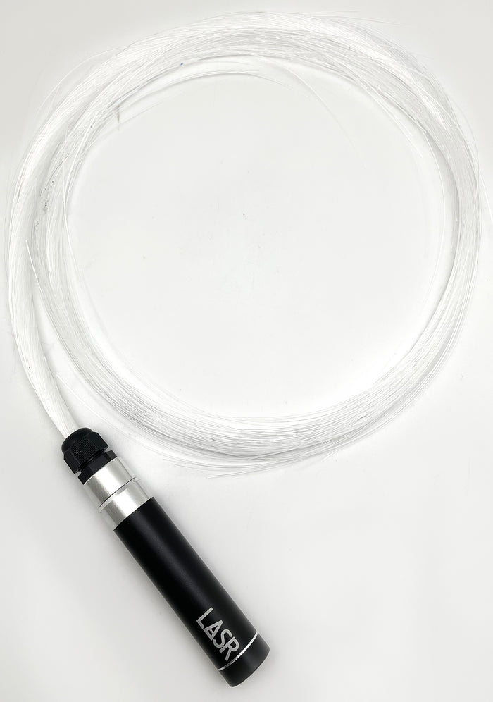 LASR Ultraviolet Fiber Optic Light Up Whip — product view