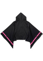 ACDC Rag Uzurai Cyberpunk Tech Kimono Black Pink Jacket — back view
