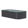 4x8 metal raised garden bed