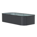 4x8 metal raised garden bed