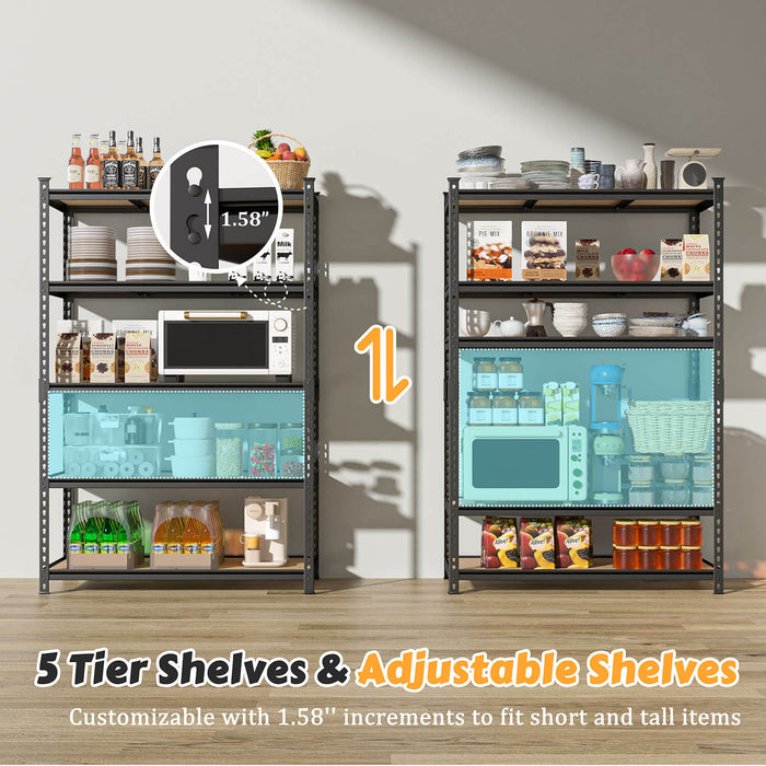 adjustable steel shelving