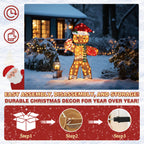 Large gingerbread yard decor