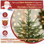 6.5 christmas tree with lights