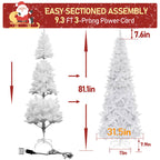 white christmas tree for modern home