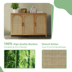 Eco-friendly narrow buffet cabinet