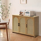 faux bamboo buffet cabinet