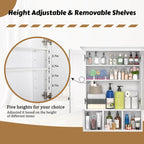 Bathroom enclosed cabinet