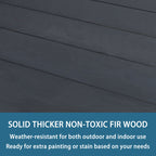 Fir wood flower potting table