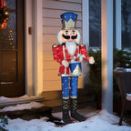 outdoor light up nutcrackers
