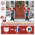porch nutcracker soldier