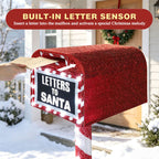 Veikous Mailbox Christmas Light, Lighted Letters To Santa Mail Box