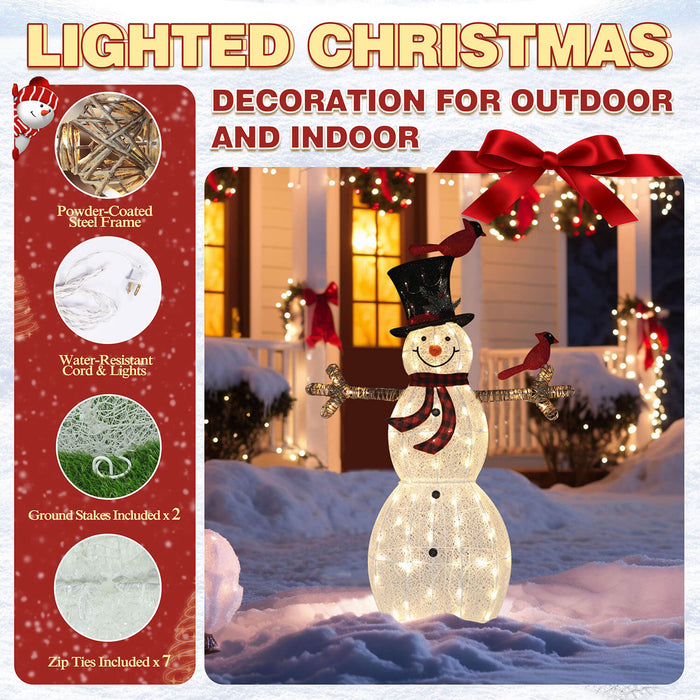 Outdoor xmas snowman