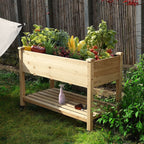 planter on wheels, Burlywood