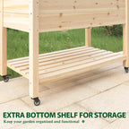 portable garden bed, Burlywood
