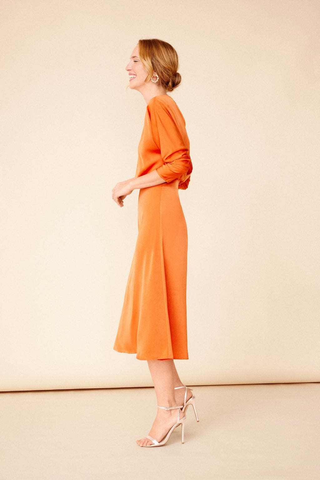 Vestido Genevieve Rust · Wisteria ·