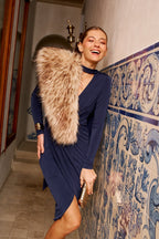 Vestido Leti Azul Noche · LAST CHANCE ·