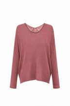Sadie Fine Knit Jumper Blush