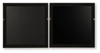 Winbrook - Wall Art Set (Set of 2) - Gray / Tan / Gold Finish
