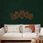 Wolf Pack Metal Wall Art - Decor available at Dekadron for $64.90
