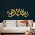 Wolf Pack Metal Wall Art - Decor available at Dekadron for $64.90