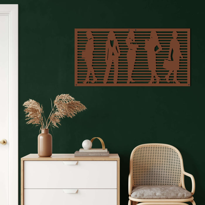 Women Fashion Metal Wall Art - Decor available at Dekadron for $69.90