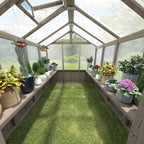 Greenhouse Benches on Side Wall