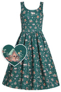Amanda Green Woodland Forest Swing Dress