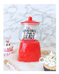 Work Fuel Gumball Machine Candy Jar