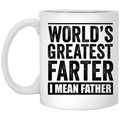 World's Greatest Farter 11 oz. White Mug White One Size