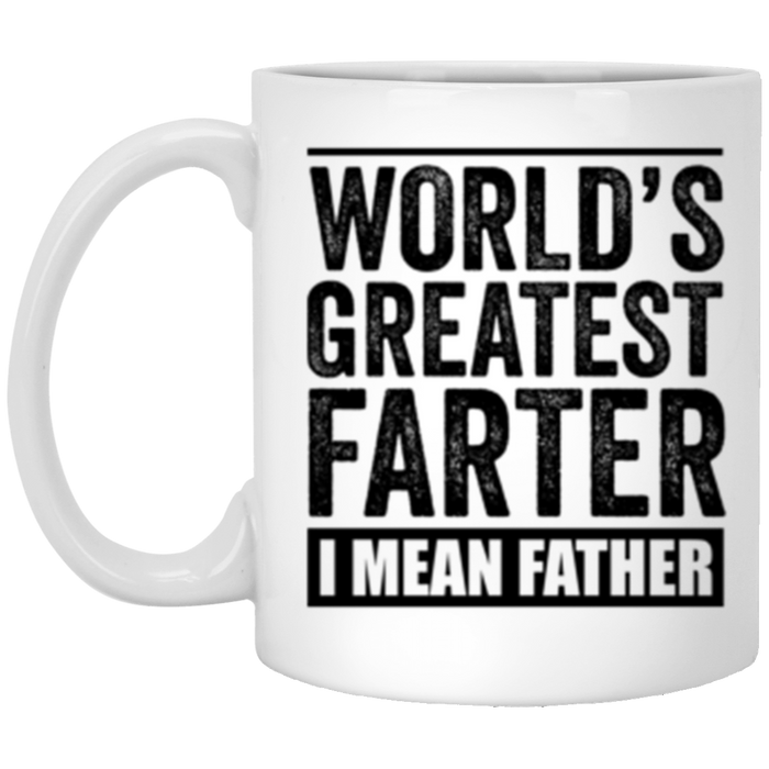 World's Greatest Farter 11 oz. White Mug White One Size