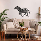 Zebra Metal Wall Art - Decor available at Dekadron for $119.90